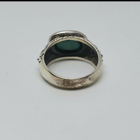 Turquoise & Sterling Ring - Picture 4 of 10